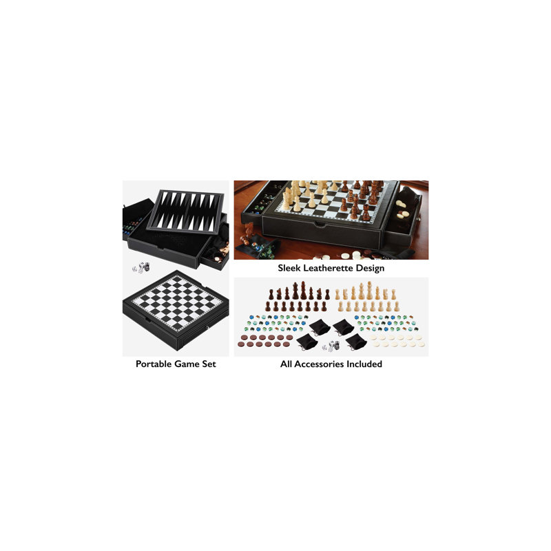 Main Street Classics Mainstreet Classics Broadway 5-in-1 Chess